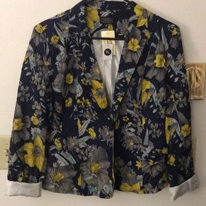 Blue Flower Blazer